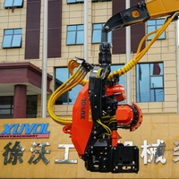 Machines forestières Tête de récolte de bois d'arbre pour couper 600mm Remorque à bûches d'occasion pour usage domestique au détail Déchiqueteuse à bois