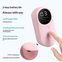 Masseur de jambes électrique à compression d'air, machine de massage automatique des mollets par pétrissage, masseur de pieds à pression d'air pour soulager les muscles