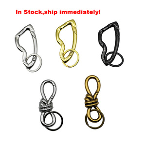 Custom Zinc Alloy Letters LOGO Carabiner <b>Snap</b> <b>Hook</b> Custom Shaped Carabiner Gold Carabiner Keychain for Brand Gifts - Product Image 3