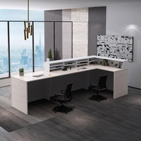 Meuble de réception moderne en bois, très demandé, pour bureau, commerce, hôtel, école, supermarché, hall d'entrée