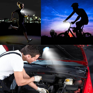 Lampe à pince colorée Lampe à lumière blanche et rouge <span class=keywords><strong>Mini</strong></span> LED Sport Light Running Collar Bar Outdoor Night Running Lights - Product Image 3