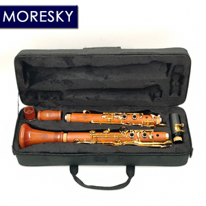 คลาริเน็ต MORESKY G Oehler System ไม้เรดวูด โมปาน ชุบทอง 18 คีย์ รุ่นปรับแต่งพิเศษ M211 - Product Image 4