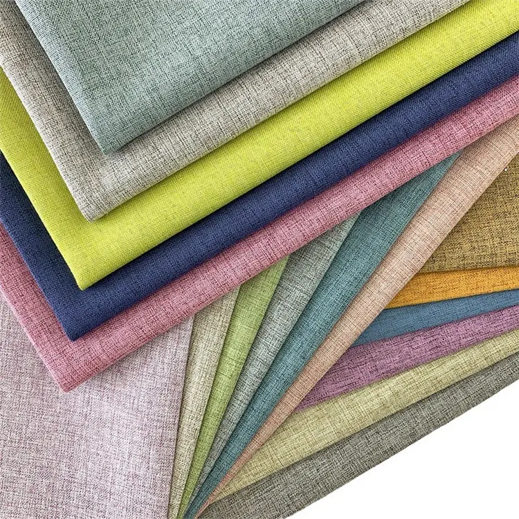 150 cm width eco-friendly washable oem logo custom sofa pillowcase cover throw pillow cover 100% polyester slubby linen fabric