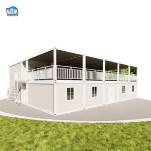 बालकनी दो बेडरूम के साथ लक्जरी प्रीफैब्रिकेटेड मॉड्यूलर कंटेनर घर - Product Image 1