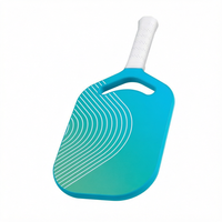 Raquette de pickleball Lingjun en Kevlar et carbone, structure en nid d'abeille sans bordure, absorption de 16 mm, design équilibré pour terrain extérieur, entraînement et divertissement