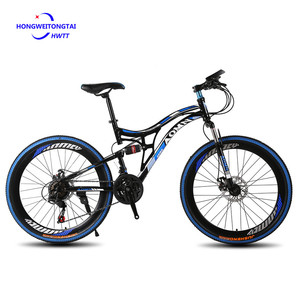 Mountain Bike a Sospensione Completa per Downhill, Bicicletta da Montagna con Sospensione, 27 Pollici, MTB a 21 Velocità - Product Image 4