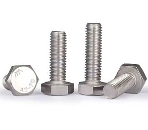 Boulons hexagonaux externes en acier inoxydable 316 A2-70 <span class=keywords><strong>à</strong></span> filetage complet pour fixation. Les matériaux peuvent <span class=keywords><strong>être</strong></span> sélectionnés <span class=keywords><strong>à</strong></span> votre propre discrétion. - Product Image 1