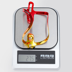 Cyclingbox Aluminum Alloy Water Bottle Holder Gradient Red Gold Durable <b>Bicycle</b> Cycling <b>Accessory</b> - Product Image 2