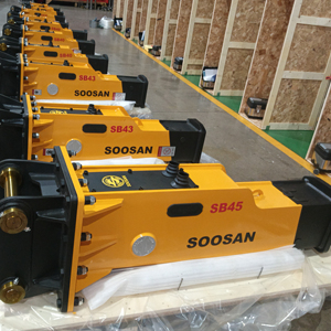 Disjoncteur hydraulique Sb 45 Type de boîte adapté aux chargeuses pelleteuses Mini pelles et accessoires de direction pour la démolition de roches - Product Image 6