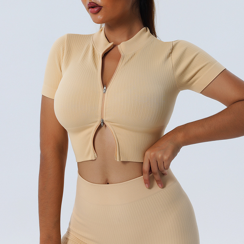 Beige Short Sleeves