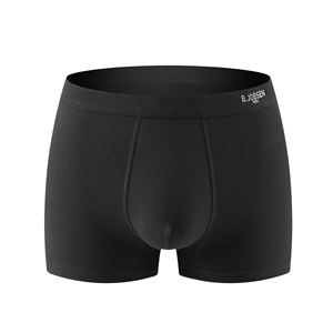 306 मुक्त नमूना कस्टम लोगो छोटे मूक कम्बेड वाले पुरुषों के लिए कपास के लुभावनी खेल बॉक्सर - Product Image 5