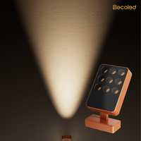 Projecteur LED miniature super lumineux 5W pour extérieur, étanche IP66, haute luminosité, dimmable, 2700K-4000K, pour jardin et pelouse
