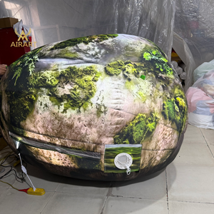 Forest-themed Park Featuring Natural Atmosphere, Immersive Scene Simulated Inflatable <strong>Moss</strong> and Stone Cobblestone Balloon - Product Image 4