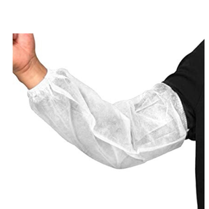 Manchon de protection jetable écologique personnalisé en non-tissé bleu et blanc unisexe, vente en gros d'usine - Product Image 2