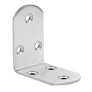 Support d'angle en acier inoxydable en forme de L, acier 201, plusieurs tailles, connecteur de meubles durable, utilisation au bureau - Product Image 3