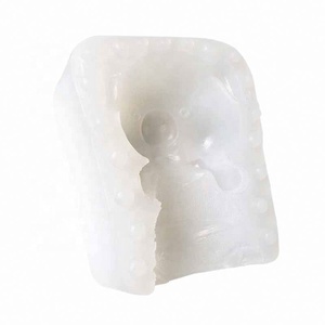 Hengya-Molde de silicona para chocolate, con garabatos 3d realistas, forma de cerdo Molde de encaje de azúcar de silicona, molde de pastel de cola de sirena <span class=keywords><strong>Fondant</strong></span> 3D - Product Image 1