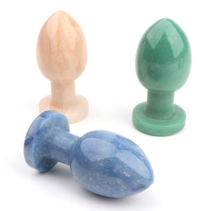Commercio all'ingrosso di cristallo naturale massaggio bacchette Yoni pietre curative cristallo massaggio bacchetta anale Plug - Product Image 2