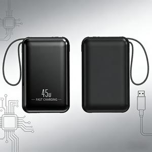 Batería Externa Portátil Mini con Logotipo Personalizado, Carga Rápida Pd45w, Pantalla Digital, <span class=keywords><strong>Mi</strong></span> Power Bank de 20000 mAh con Carga Rápida - Product Image 6