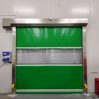Portes rapides automatiques étanches pour salle blanche, portes enroulables automatiques pour entrepôt ou intérieur