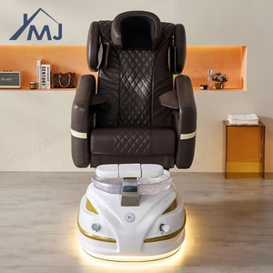 Máquina de salón de uñas reclinable de lujo, silla de pedicura de masaje eléctrico, masaje de spa de pies - Product Image 2