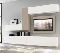 Meuble TV mural modulaire au design moderne personnalisé intelligent Meuble de salon Ensembles de meuble TV