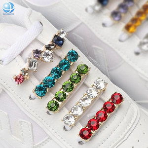 Glitter Crystal Shoelace Charms Multi Color Rhinestone Buckle Metal Shoe <strong>Lace</strong> <strong>Tag</strong> for AF1 Sneakers DIY Accessories - Product Image 3