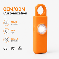 Defence Women Flashlight Self Defense Alarma Personal Panic Safety Keychains Security Alarm Keychain
