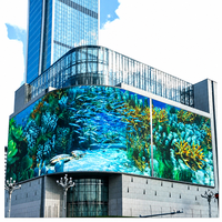 Pantalla LED de Instalación Fija para Exteriores Serie FY para Publicidad Comercial, Cartel Digital, Pantalla para Fachada de Edificio
