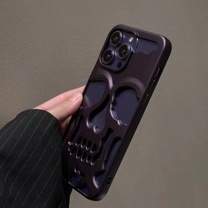 2023 Newest Cool Style Electroplated <strong>Skull</strong> Phone <strong>Case</strong> for iPhone That Is Loved by Young People - Product Image 2