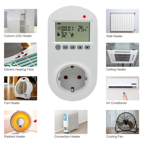 <span class=keywords><strong>Termostato</strong></span> Inteligente Wi-Fi Moderno HY02TPR con Pantalla LCD para Calefacción por Suelo Radiante, 110-230V y Programable para 5+2 Días - Product Image 5