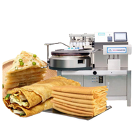Machine à crêpes chinoise pour faire automatiquement des crêpes traditionnelles à l'échalote et du Jianbing
