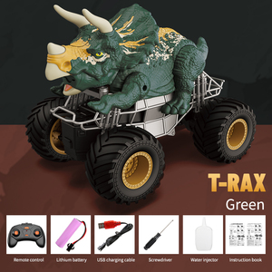 2023 nouveau meilleur vendeur Rc dinosaure camion 2.4g pulvérisation Simulation Dino télécommande voiture pour enfants <span class=keywords><strong>radiocommande</strong></span> jouets - Product Image 3
