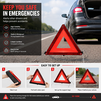 Triangle de signalisation en plastique