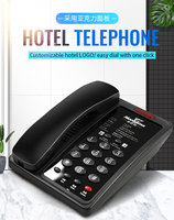 Système de téléphone analogique de base, bureau, ligne terrestre, téléphone pour chambre d'hôtel, salle de bain, bureau