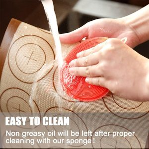 Rectangular Food Grade Silicone <b>Kitchen</b> Baking Mat Non-Stick Reusable Eco-Friendly Dishwasher Safe Customizable Size - Product Image 6