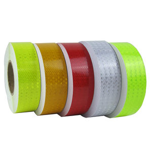 <span class=keywords><strong>Bande</strong></span> <span class=keywords><strong>réfléchissante</strong></span> d'autocollant <span class=keywords><strong>jaune</strong></span> de sécurité <span class=keywords><strong>rétro</strong></span> d'accessoires de voiture super adhésifs de haute intensité pour le camion - Product Image 1