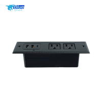 Enchufe de Escritorio Tipo C PD3.0 con Certificación ETL de EE. UU., Regleta Empotrada con Material ABS para Uso Industrial, Carga Rápida de 20W