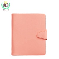 Benutzerdefinierte Faux Leder Gebunden Notebook A5 Binder Planer Agenda Mit Ringe