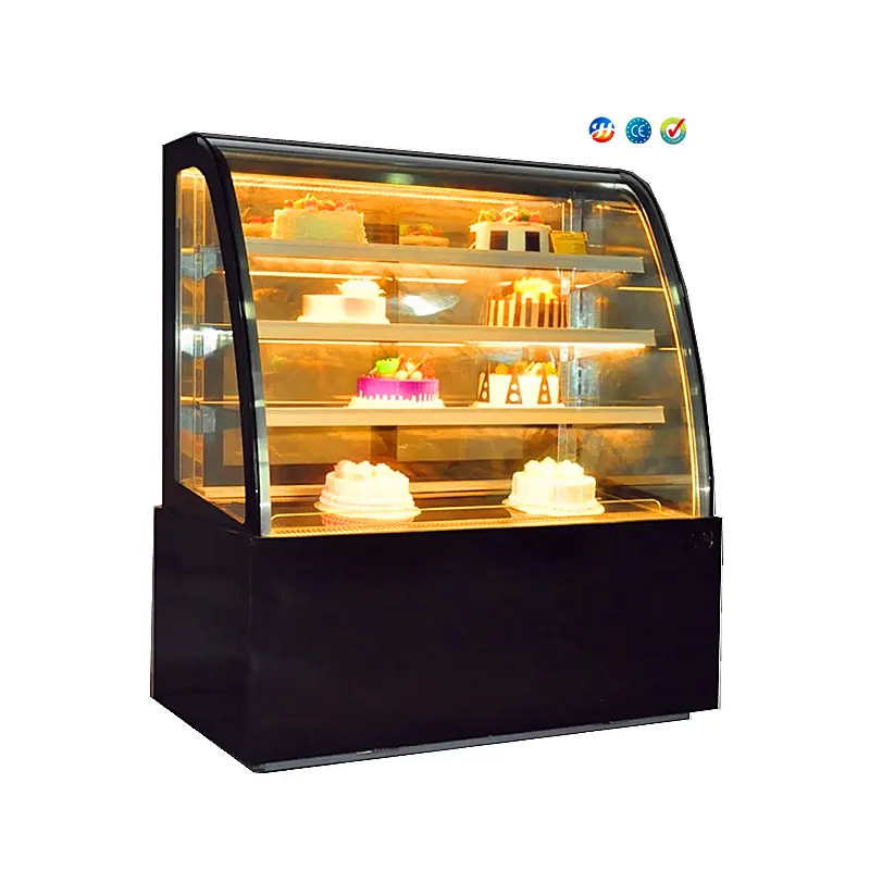 Beste Verkauf 6 Füße 4 Schichten Käse Kuchen Display Kühlschrank Auf Verkauf