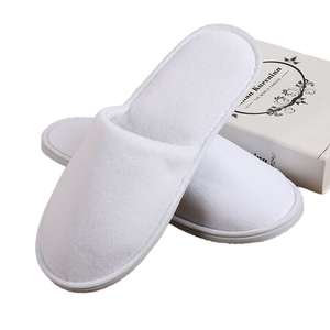 도매 럭셔리 패브릭 100% 면 미끄럼 방지 호텔 편의 시설 일회용 슬리퍼 럭셔리 호텔 편의 시설 호텔 편의 시설 - Product Image 1