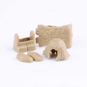 Compatible avec les figurines d'action - Tenue Givi camouflage pour survie en jeu - Figurine d'action en plastique de sniper de reconnaissance - Product Image 4