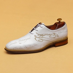Chaussures Oxford pour hommes, style mariage, autres matériaux, bout fermé, légères, antidérapantes, automne, design simple et rétro - Product Image 5