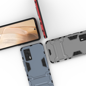 เกราะกันกระแทกผู้ถือแหวนสำหรับ VIVO X23 <span class=keywords><strong>V11</strong></span> Y97 Y83 Y67 Y66 X9 X9S Hard PC นุ่ม TPU ไฮบริดปกหลังแม่เหล็ก - Product Image 2