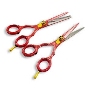 Ciseaux de coiffure professionnels, ciseaux à éclaircir et ensemble de ciseaux à cheveux de barbier - Product Image 1