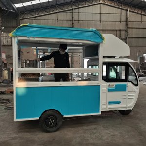 Triciclo/Pedicab Eléctrico Móvil 2025 de Venta Caliente Directo de Fábrica para Hamburguesas, Pollo Frito, Filetes y Bebidas - Product Image 3
