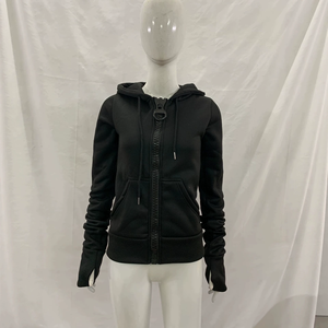 Nuova <span class=keywords><strong>Felpa</strong></span> <span class=keywords><strong>con</strong></span> <span class=keywords><strong>Cappuccio</strong></span> Monocolore alla Moda, Personalizzata, Slim Fit, <span class=keywords><strong>con</strong></span> Blocchi di Colore, Casual, <span class=keywords><strong>con</strong></span> Cerniera Grande - Product Image 4