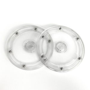 XY-L1S5 High Quality 5inch Plastic <strong>Rotating</strong> Turntable Acrylic Lazy Susan <strong>Rotating</strong> Disk For Kitchen Countertop Decoration Base - Product Image 4