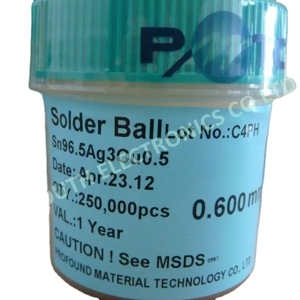 Hotsale Lead Free BGA solder ball 0.3mm 0.35mm 0.4mm 0.45mm 0.5mm 0.55mm 0.6mm 0.76mm for Laptop