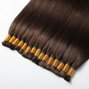 Sỉ nhà máy tóc nối Việt Nam 100% thật, hàng nguyên kiện, tóc nối Virgin Double Drawn, giữ nguyên lớp biểu bì, tóc người Remy, màu đen tự nhiên - Product Image 5