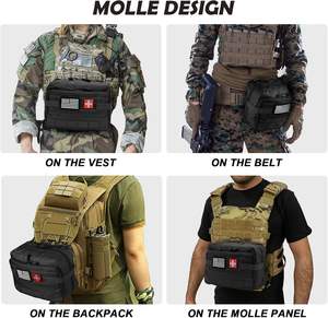 Muestra gratuita: Estuche de supervivencia de emergencia fácil de transportar para viajes al aire libre y hogares, que incluye un kit de botiquín de primeros auxilios impermeable. - Product Image 5